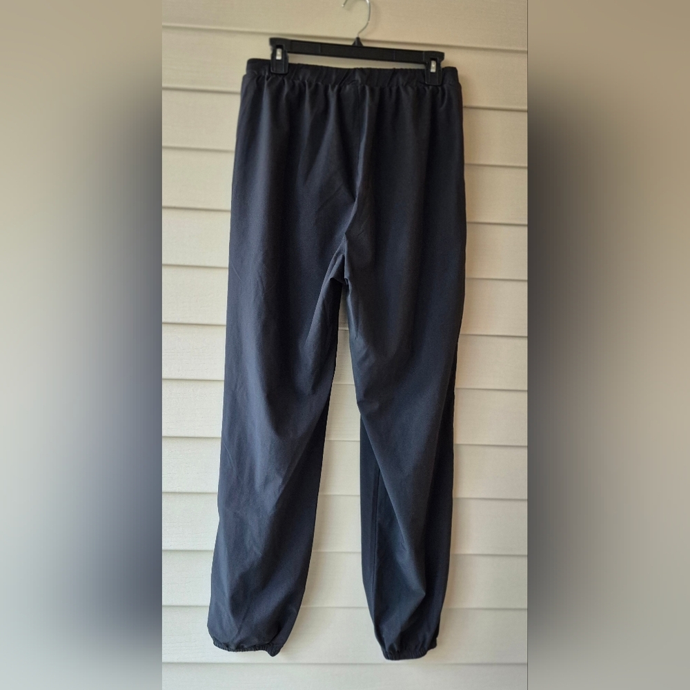 New Balance Men's L Black Lightweight Zipper Bottom Track Pants EUC - Picture 5 of 8
